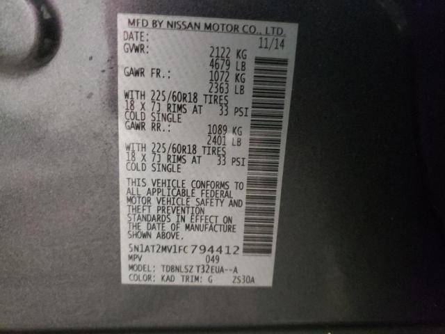 Photo 12 VIN: 5N1AT2MV1FC794412 - NISSAN ROGUE 