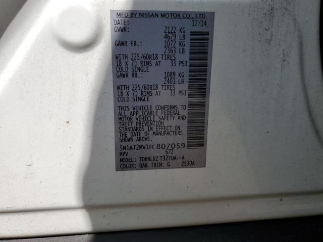 Photo 11 VIN: 5N1AT2MV1FC807059 - NISSAN ROGUE 