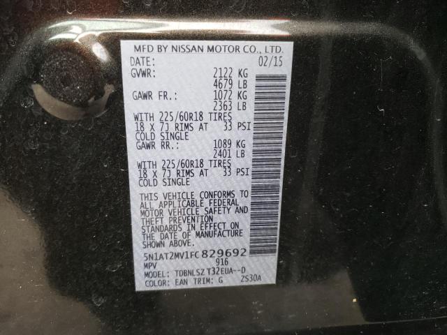 Photo 9 VIN: 5N1AT2MV1FC829692 - NISSAN ROGUE S 