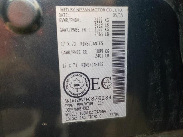 Photo 9 VIN: 5N1AT2MV1FC876284 - NISSAN ROGUE S 