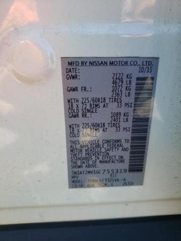 Photo 9 VIN: 5N1AT2MV1GC755319 - NISSAN ROGUE S 