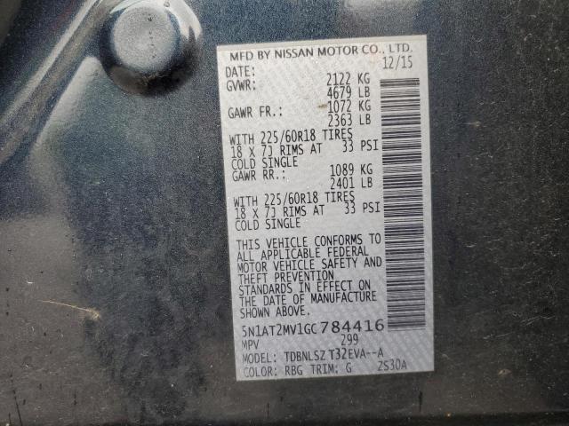 Photo 12 VIN: 5N1AT2MV1GC784416 - NISSAN ROGUE 