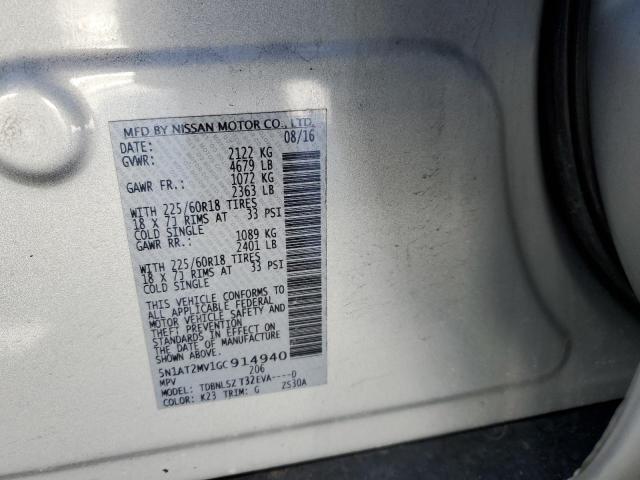 Photo 11 VIN: 5N1AT2MV1GC914940 - NISSAN ROGUE S 