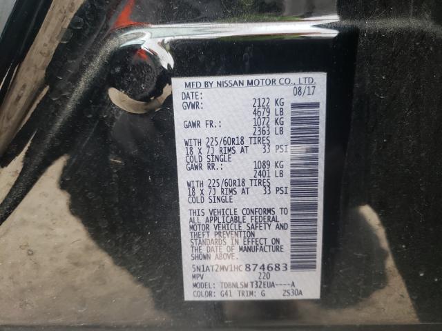 Photo 9 VIN: 5N1AT2MV1HC874683 - NISSAN ROGUE SV 