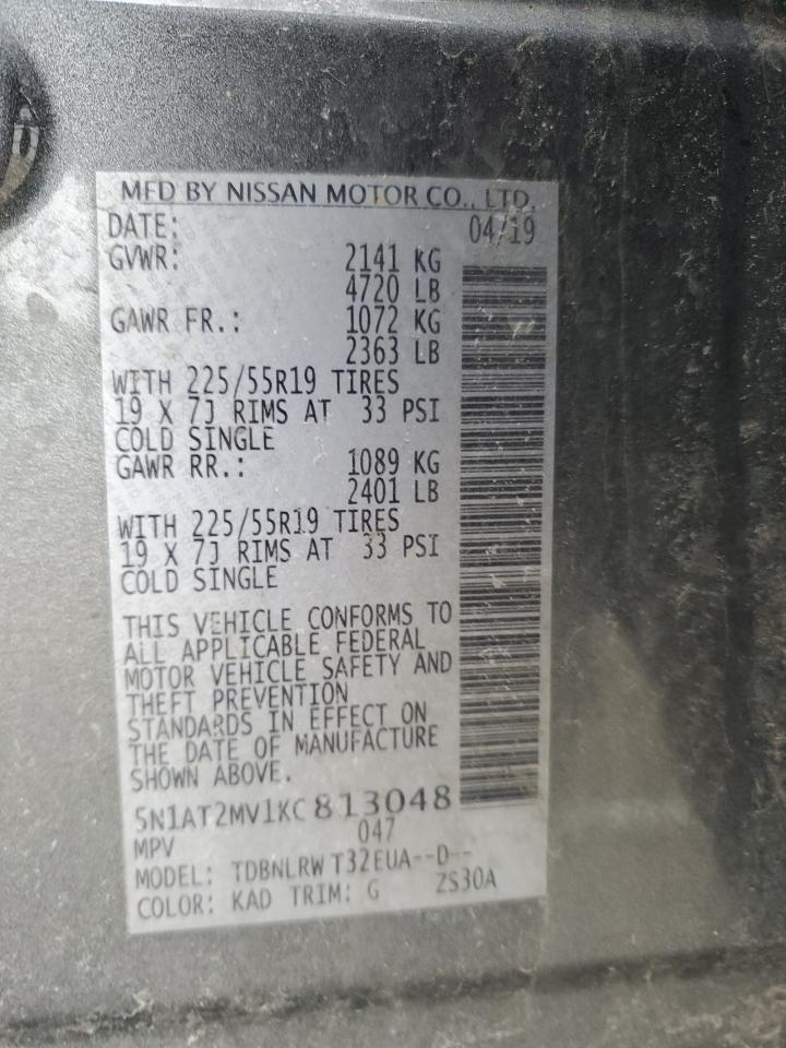 Photo 11 VIN: 5N1AT2MV1KC813048 - NISSAN ROGUE 