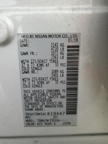 Photo 13 VIN: 5N1AT2MV1KC819447 - NISSAN ROGUE S 