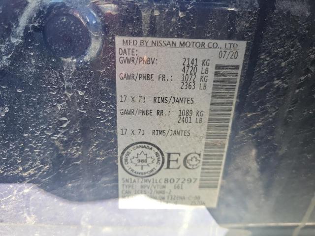 Photo 12 VIN: 5N1AT2MV1LC807297 - NISSAN ROGUE S 