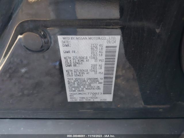 Photo 8 VIN: 5N1AT2MV2FC770023 - NISSAN ROGUE 