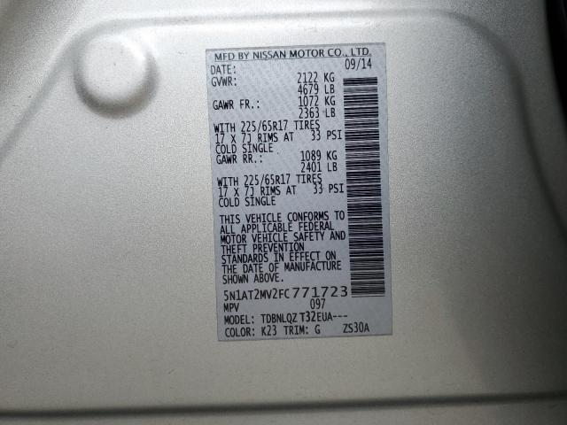 Photo 11 VIN: 5N1AT2MV2FC771723 - NISSAN ROGUE 