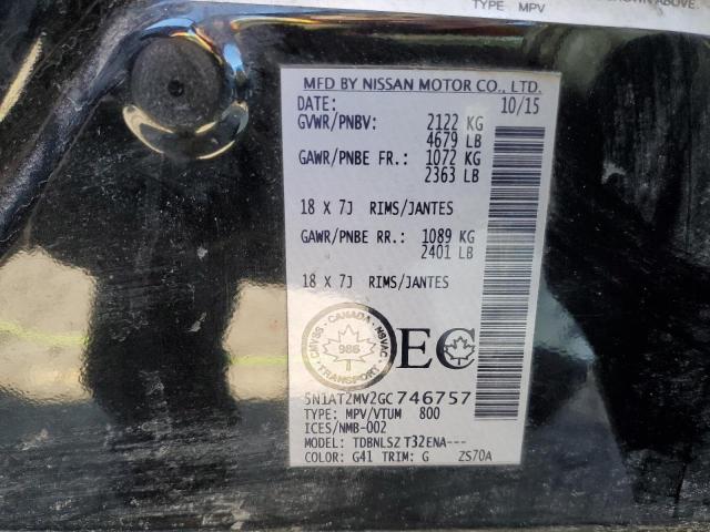 Photo 13 VIN: 5N1AT2MV2GC746757 - NISSAN ROGUE S 