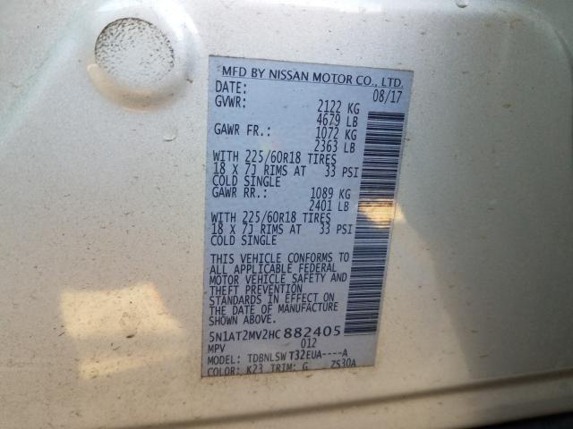 Photo 9 VIN: 5N1AT2MV2HC882405 - NISSAN ROGUE 