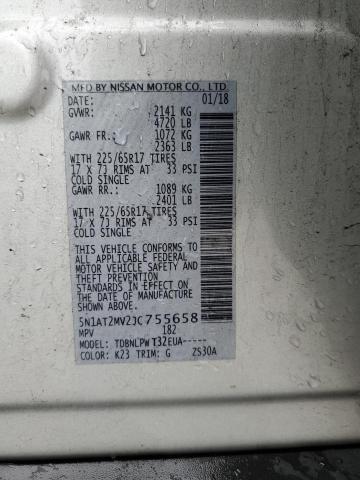 Photo 13 VIN: 5N1AT2MV2JC755658 - NISSAN ROGUE S 