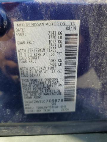 Photo 12 VIN: 5N1AT2MV2LC709878 - NISSAN ROGUE 