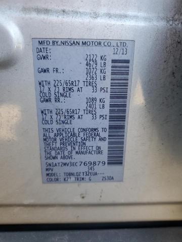 Photo 12 VIN: 5N1AT2MV3EC769879 - NISSAN ROGUE S 