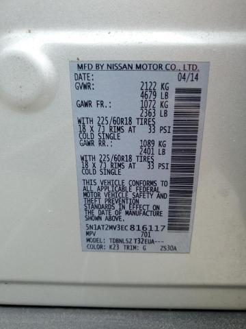 Photo 13 VIN: 5N1AT2MV3EC816117 - NISSAN ROGUE S 