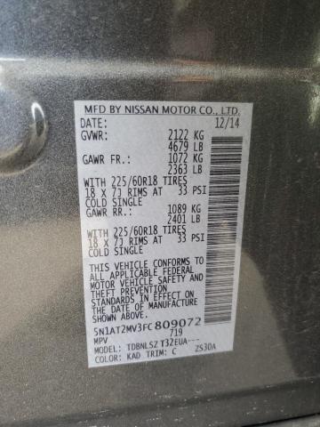 Photo 12 VIN: 5N1AT2MV3FC809072 - NISSAN ROGUE 