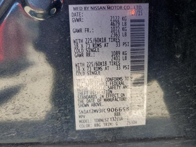 Photo 13 VIN: 5N1AT2MV3FC906658 - NISSAN ROGUE 