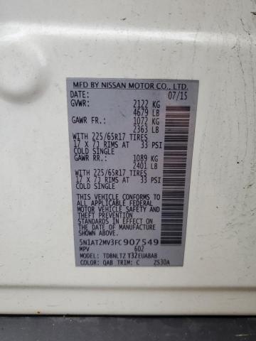 Photo 12 VIN: 5N1AT2MV3FC907549 - NISSAN ROGUE S 