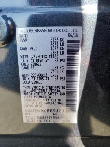 Photo 12 VIN: 5N1AT2MV3GC869421 - NISSAN ROGUE 