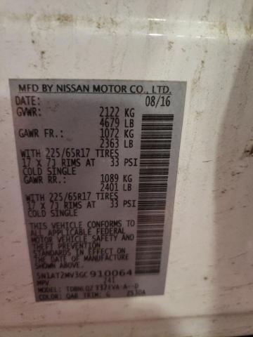 Photo 9 VIN: 5N1AT2MV3GC910064 - NISSAN ROGUE S 