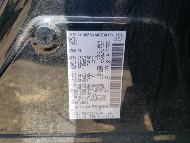 Photo 9 VIN: 5N1AT2MV3HC889069 - NISSAN ROGUE 