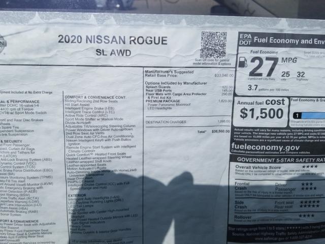 Photo 9 VIN: 5N1AT2MV3LC797484 - NISSAN ROGUE S 