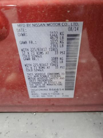 Photo 11 VIN: 5N1AT2MV4EC866654 - NISSAN ROGUE S 