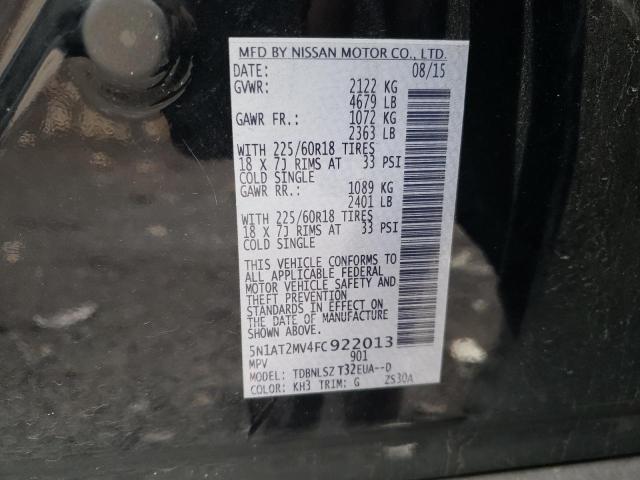 Photo 12 VIN: 5N1AT2MV4FC922013 - NISSAN ROGUE 