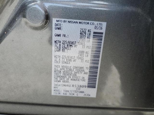 Photo 12 VIN: 5N1AT2MV4GC853809 - NISSAN ROGUE S 