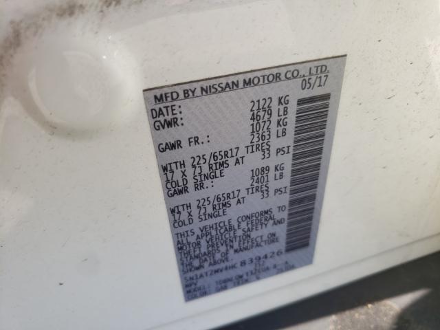 Photo 9 VIN: 5N1AT2MV4HC839426 - NISSAN ROGUE 