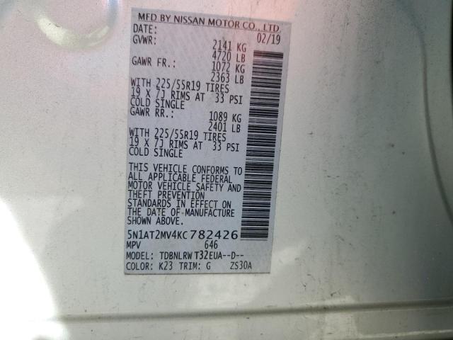 Photo 12 VIN: 5N1AT2MV4KC782426 - NISSAN ROGUE 