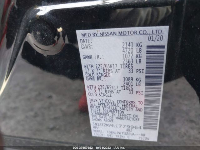 Photo 8 VIN: 5N1AT2MV4LC779964 - NISSAN ROGUE 