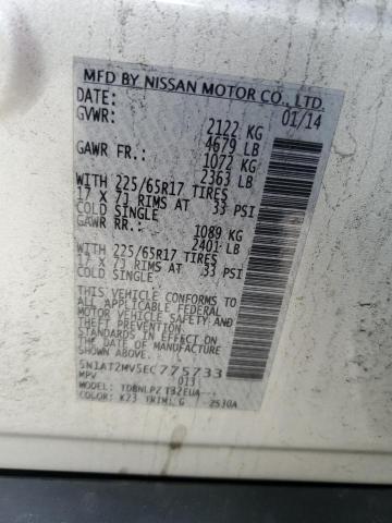 Photo 12 VIN: 5N1AT2MV5EC775733 - NISSAN ROGUE 