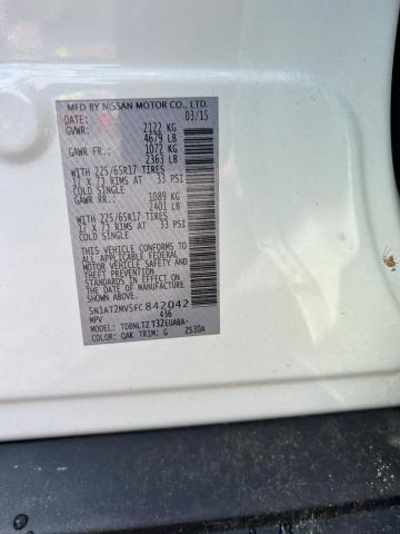 Photo 9 VIN: 5N1AT2MV5FC842042 - NISSAN ROGUE S 