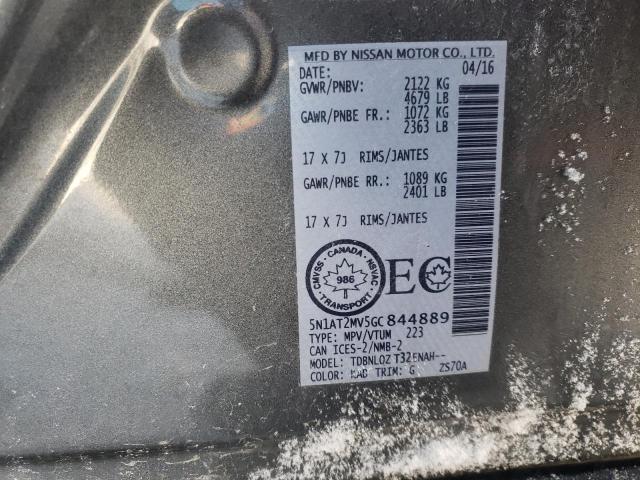 Photo 9 VIN: 5N1AT2MV5GC844889 - NISSAN ROGUE S 