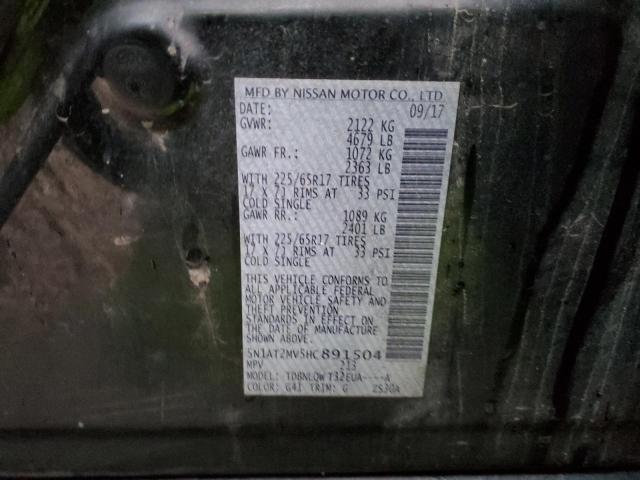 Photo 12 VIN: 5N1AT2MV5HC891504 - NISSAN ROGUE 