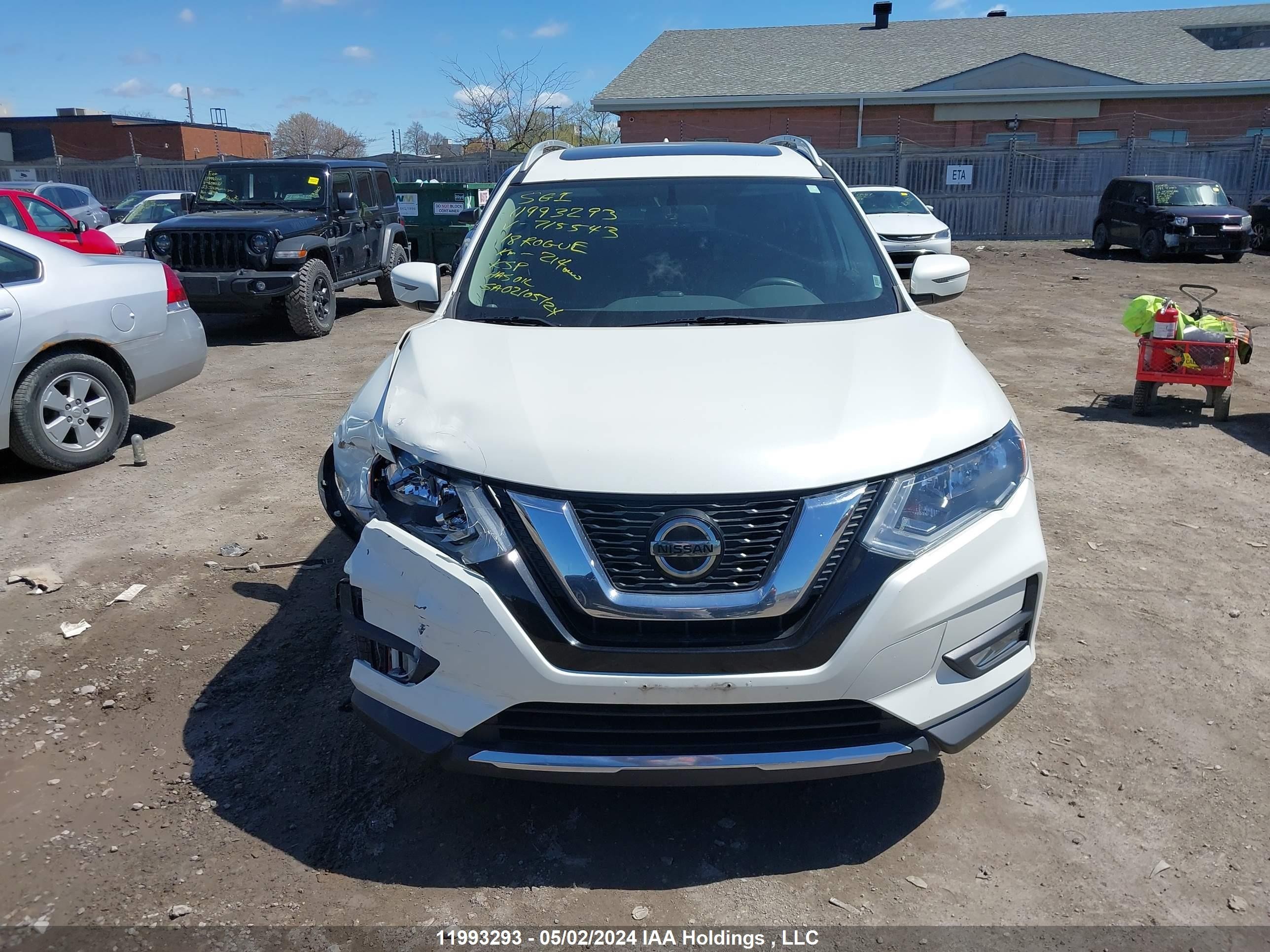 Photo 12 VIN: 5N1AT2MV5JC715543 - NISSAN ROGUE 