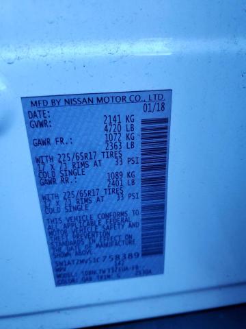 Photo 12 VIN: 5N1AT2MV5JC758389 - NISSAN ROGUE S 