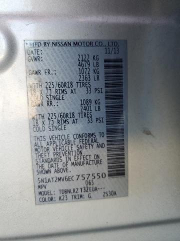 Photo 12 VIN: 5N1AT2MV6EC757550 - NISSAN ROGUE S 