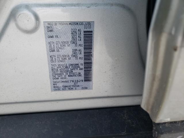 Photo 9 VIN: 5N1AT2MV6EC761629 - NISSAN ROGUE S 