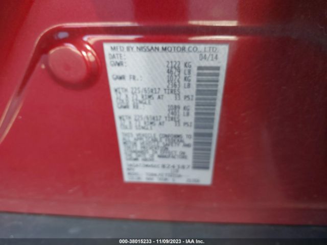 Photo 8 VIN: 5N1AT2MV6EC824387 - NISSAN ROGUE 