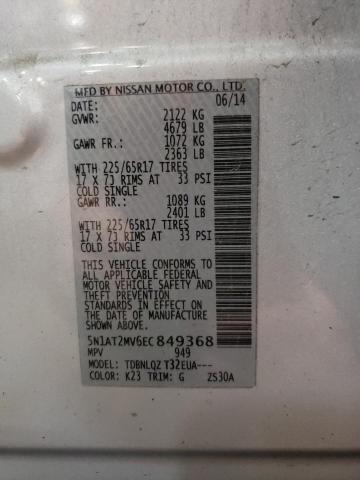 Photo 11 VIN: 5N1AT2MV6EC849368 - NISSAN ROGUE S 