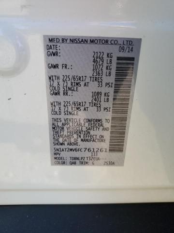 Photo 12 VIN: 5N1AT2MV6FC761261 - NISSAN ROGUE S 