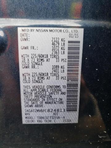 Photo 11 VIN: 5N1AT2MV6FC824813 - NISSAN ROGUE S 