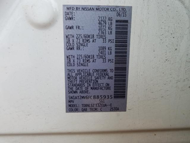 Photo 9 VIN: 5N1AT2MV6FC885935 - NISSAN ROGUE 