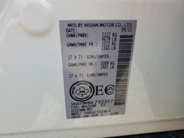 Photo 12 VIN: 5N1AT2MV6GC732327 - NISSAN ROGUE 