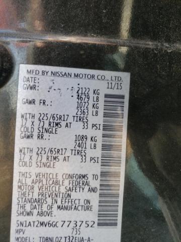 Photo 11 VIN: 5N1AT2MV6GC773752 - NISSAN ROGUE S 