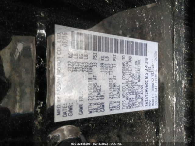 Photo 8 VIN: 5N1AT2MV6GC853438 - NISSAN ROGUE 