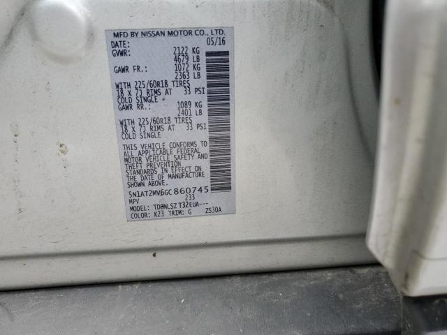 Photo 13 VIN: 5N1AT2MV6GC860745 - NISSAN ROGUE S 