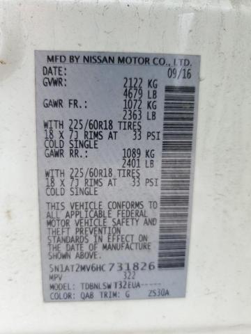 Photo 12 VIN: 5N1AT2MV6HC731826 - NISSAN ROGUE 